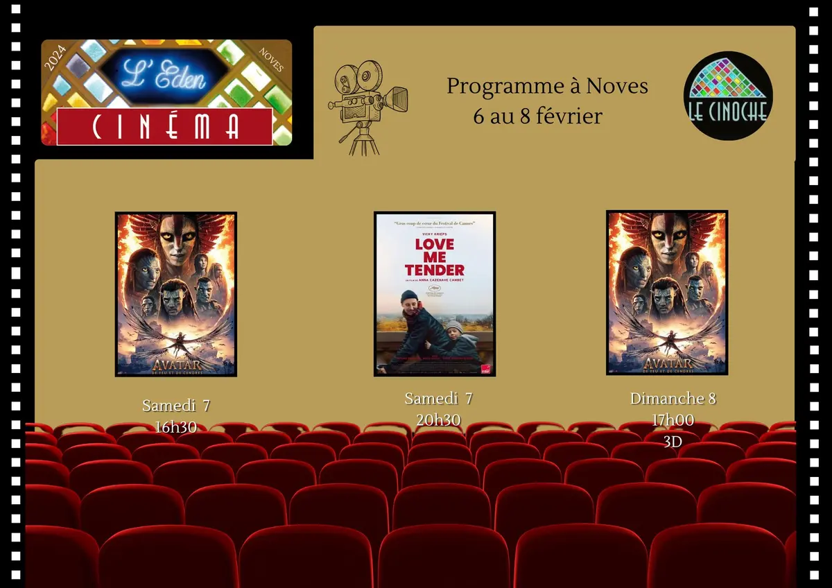 Programme Cinéma de L'Eden