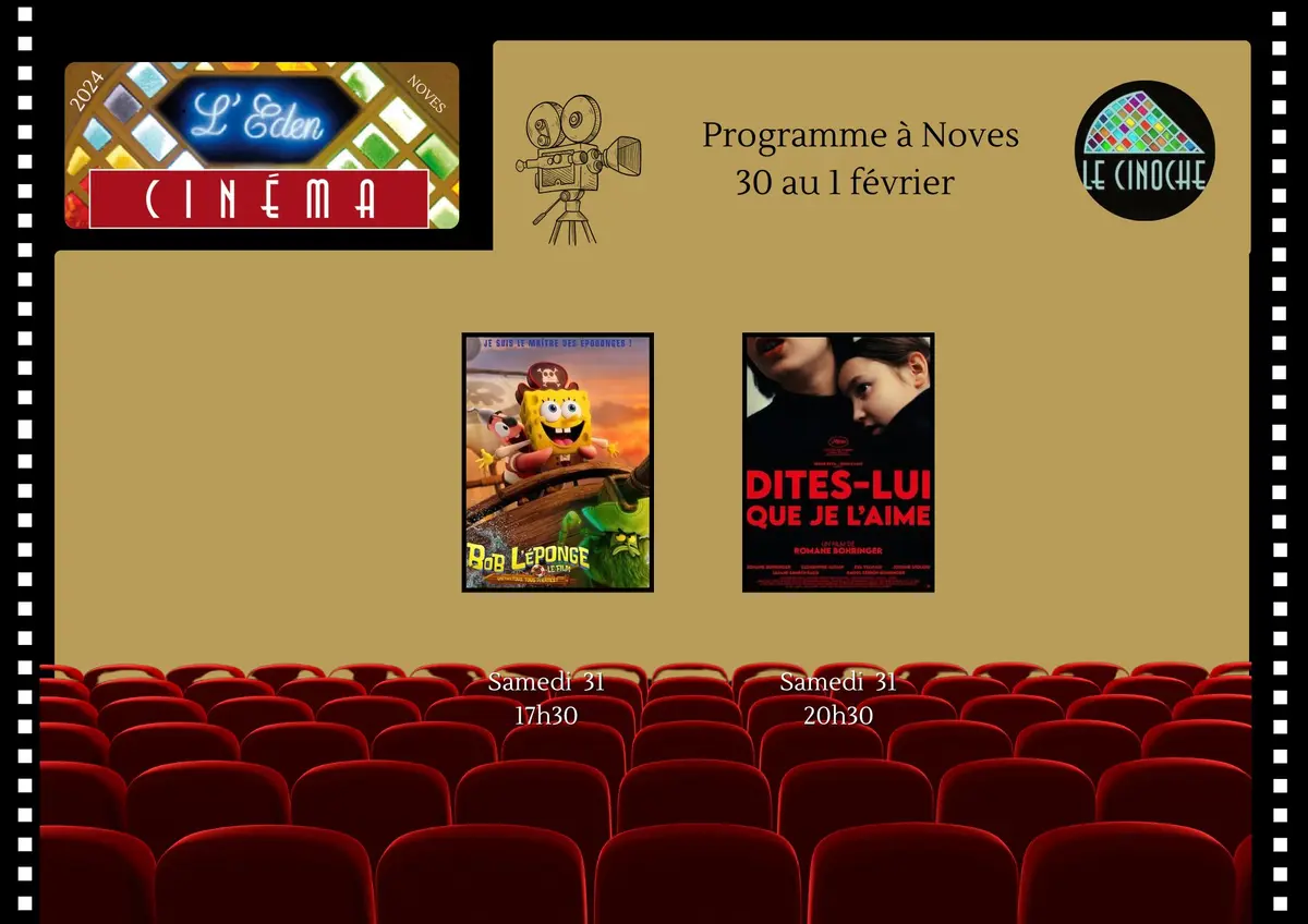 Programme Cinéma de L'Eden