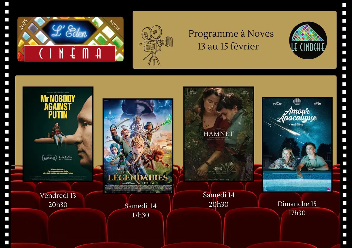 Programme Cinéma de L'Eden