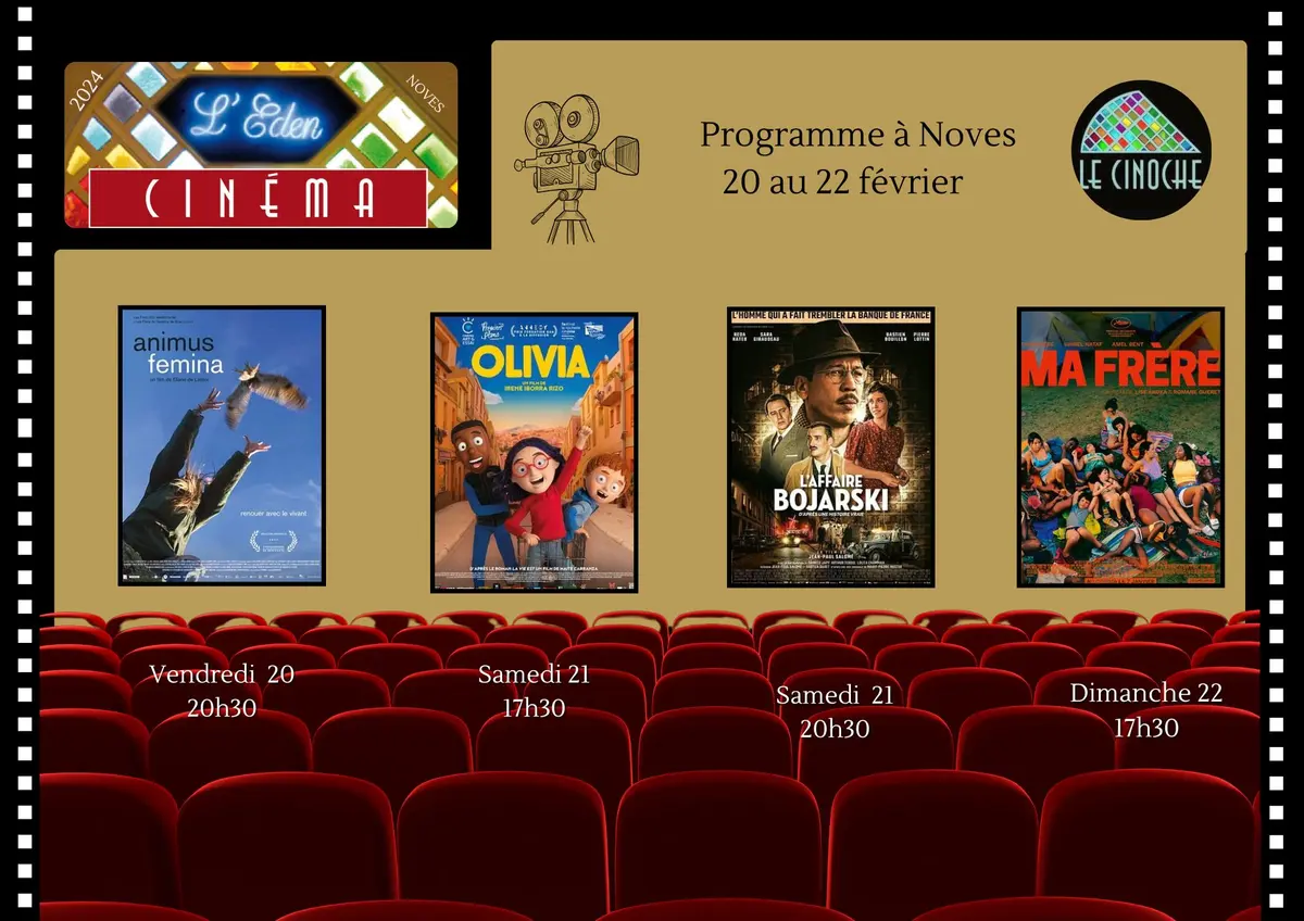 Programme Cinéma de L'Eden