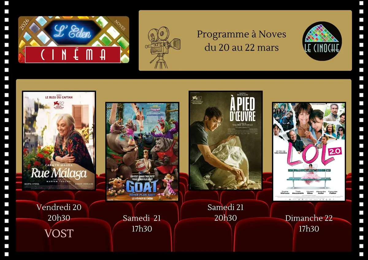 Programme Cinéma de L'Eden