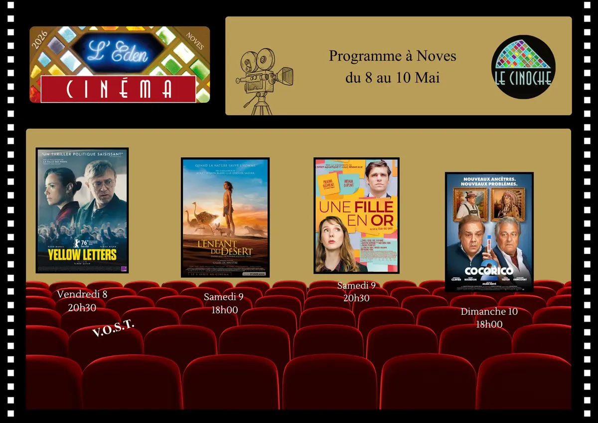 Programme Cinéma de L'Eden