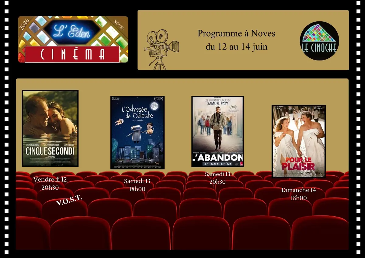 Programme Cinéma de L'Eden