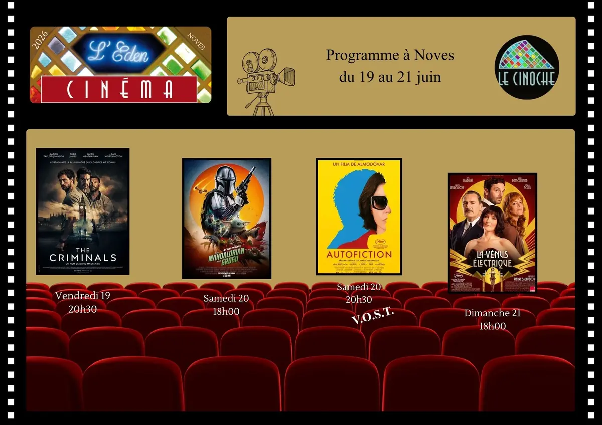 Programme Cinéma de L'Eden