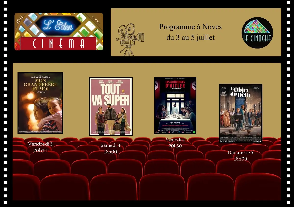 Programme Cinéma de L'Eden