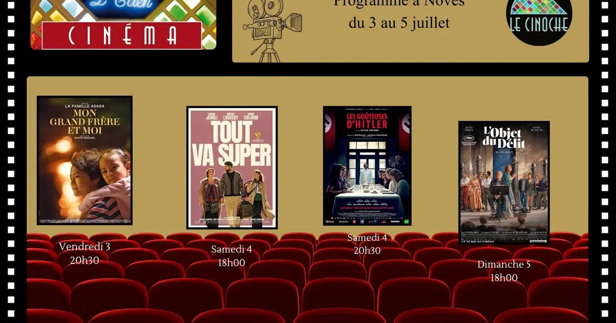 Programme Cinéma de L'Eden
