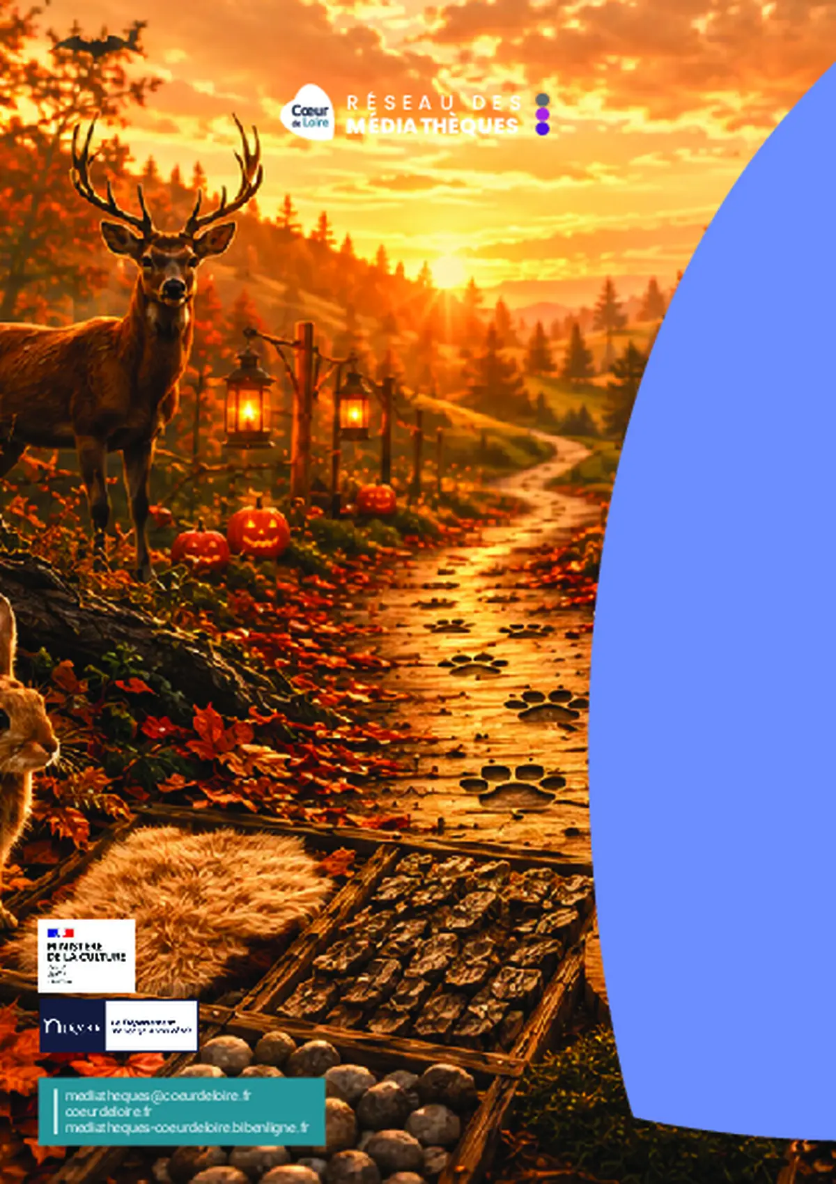 Programme culturel des médiathèques Cœur de Loire de septembre à novembre