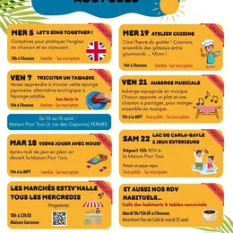 Programme D'Aout