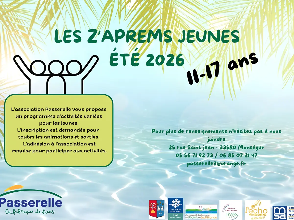 Programme d'été aprems jeunes