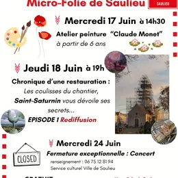 Programme d'événements au mois de Juin à Micro-Folie