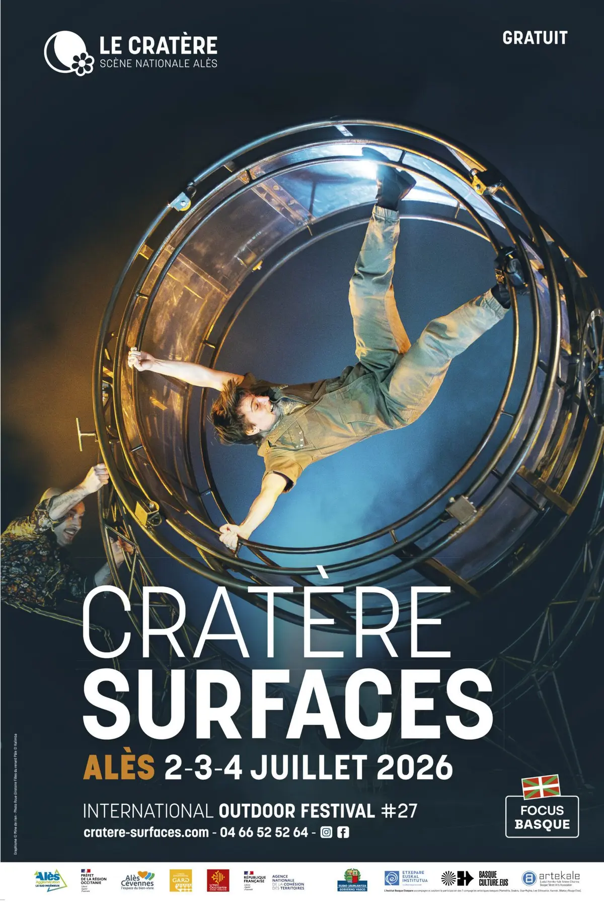 Programme 2026 de Crat&egrave;re Surfaces &agrave; Al&egrave;s