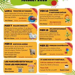 Programme De Juillet