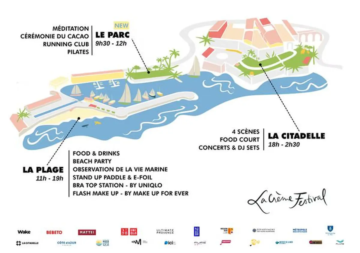 Programme de La Cr&egrave;me Festival 2026 : trois jours de musique et d'art de vivre &agrave; Villefranche-sur-Mer