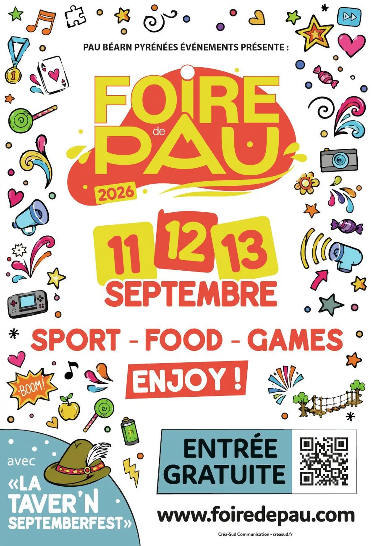 Programme de la Foire de Pau 2026 : animations, concerts et &eacute;v&eacute;nements au Parc des Expositions