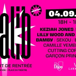 Programme de Lalalib 2026 : le concert de rentrée à Dijon sur deux scènes