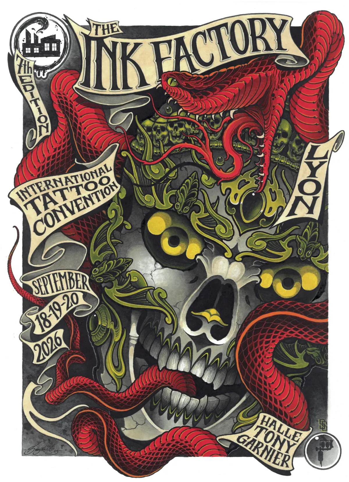 Programme de The Ink Factory 2026 : la convention internationale de tatouage de retour &agrave; Lyon