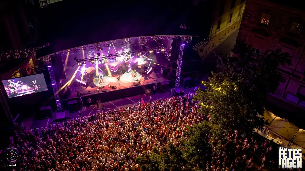 Programme des F&ecirc;tes d'Agen 2026 : concerts et animations les 28 et 29 ao&ucirc;t