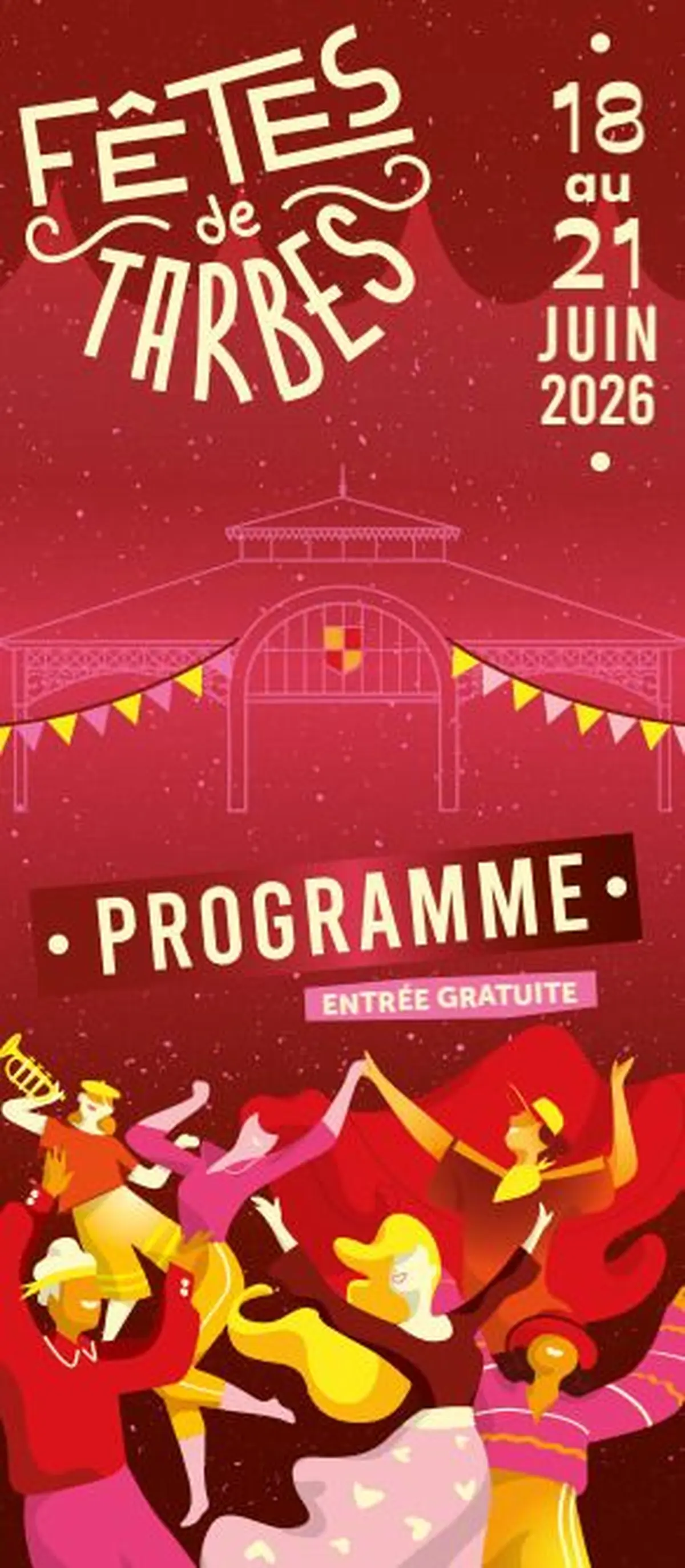 Programme des F&ecirc;tes de Tarbes 2026 : quatre jours de festivit&eacute;s du 18 au 21 juin