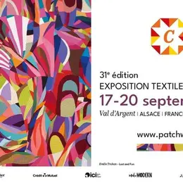 Programme du Carrefour Européen du Patchwork 2026 à Sainte-Marie-aux-Mines : expositions, cours et conférences