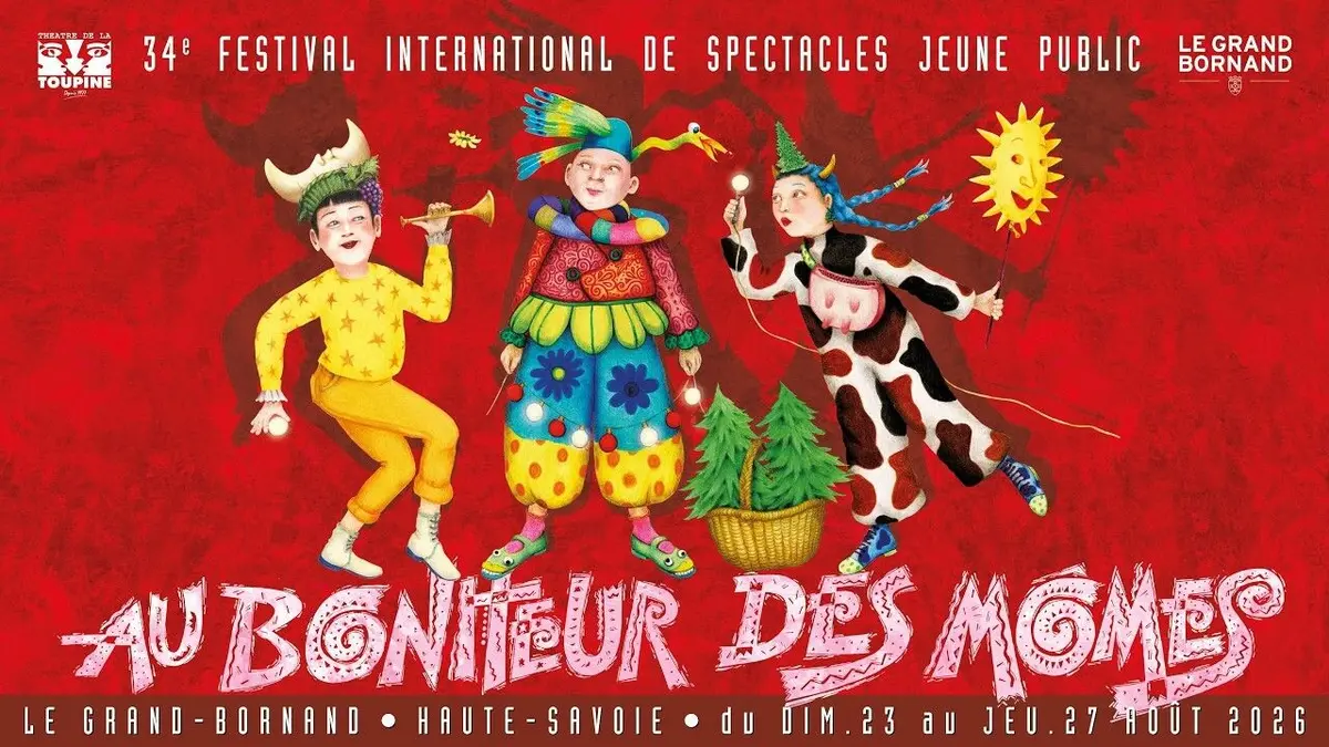 Programme du Festival Au Bonheur des Mômes 2026 au Grand-Bornand