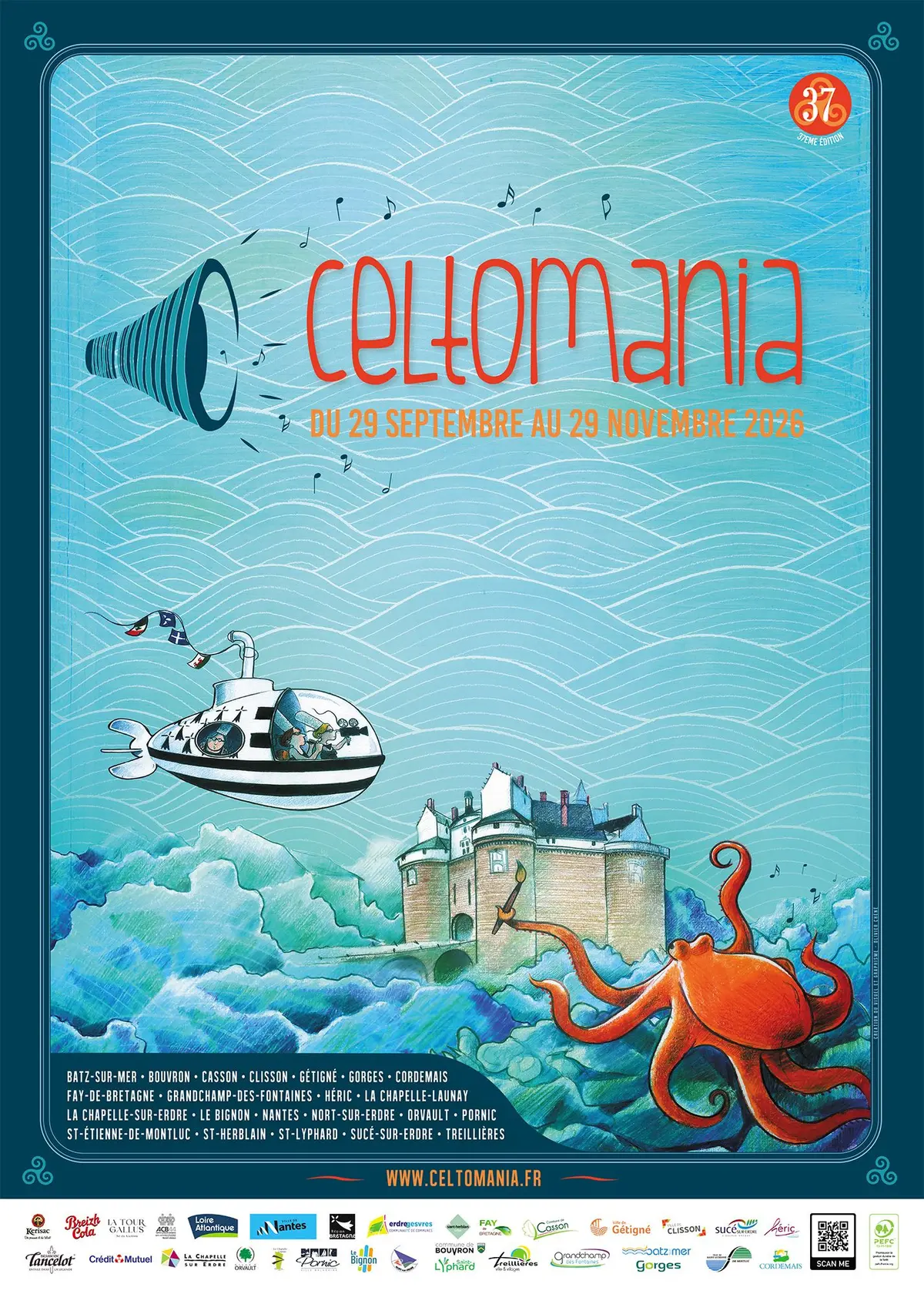Programme du festival Celtomania 2026 en Loire-Atlantique : concerts, spectacles et culture celtique au rendez-vous