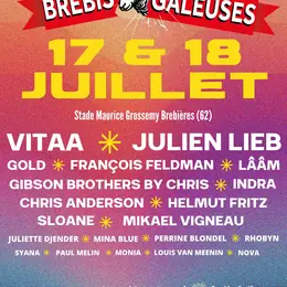 Programme du Festival des Brebis Galeuses 2026 à Brebières : concerts, feu d'artifice et entrée gratuite
