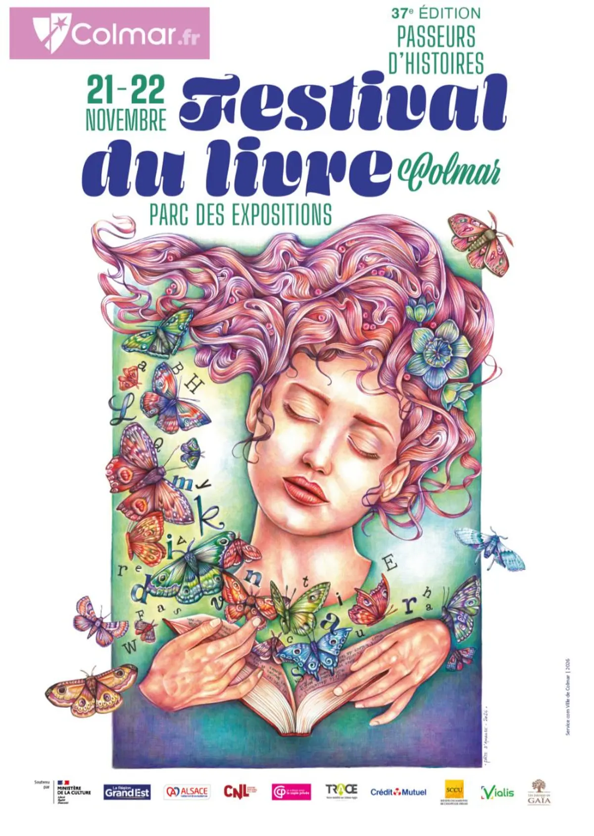 Festival du livre de Colmar 2026 : la 37e édition sous le signe des Passeurs d'histoires