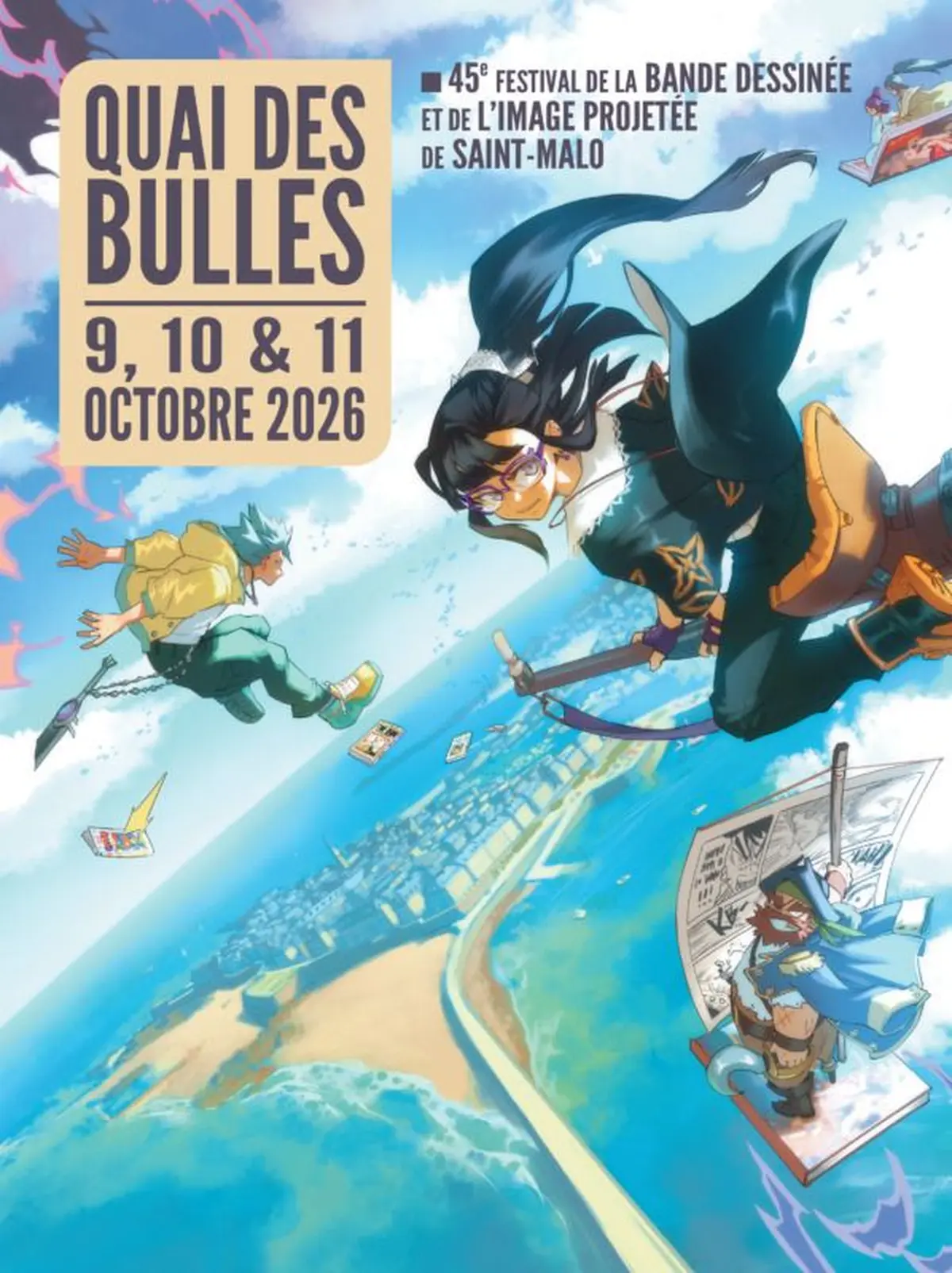 Affiche Quai des Bulles 2026