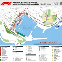 Programme du Grand Prix F1 de Monaco 2026 - Plan DR