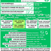 Programme du Mois de Mars au Chai