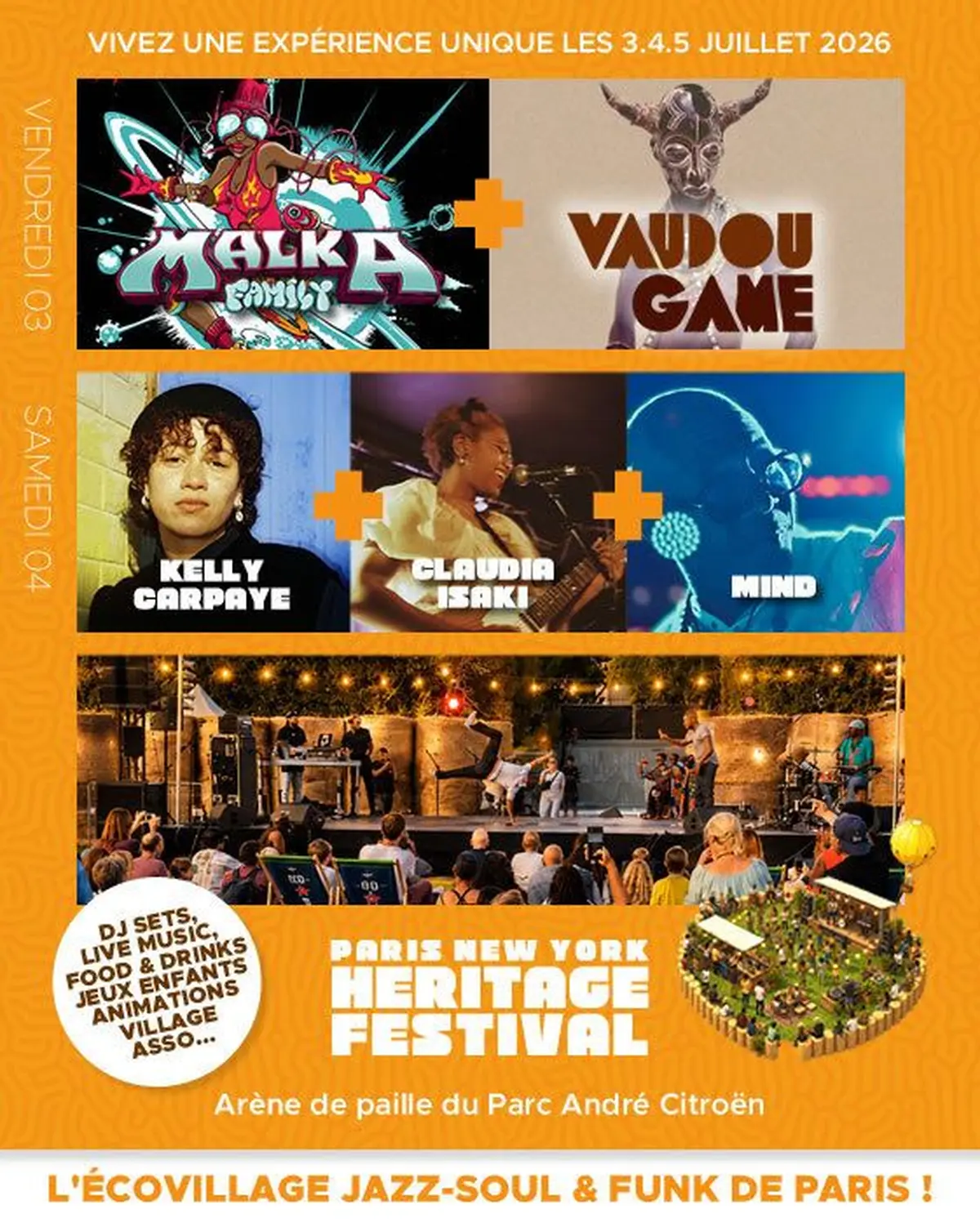 Programme du PNYH Festival 2026 : trois jours de soul, jazz et funk au Parc Andr&eacute; Citro&euml;n &agrave; Paris