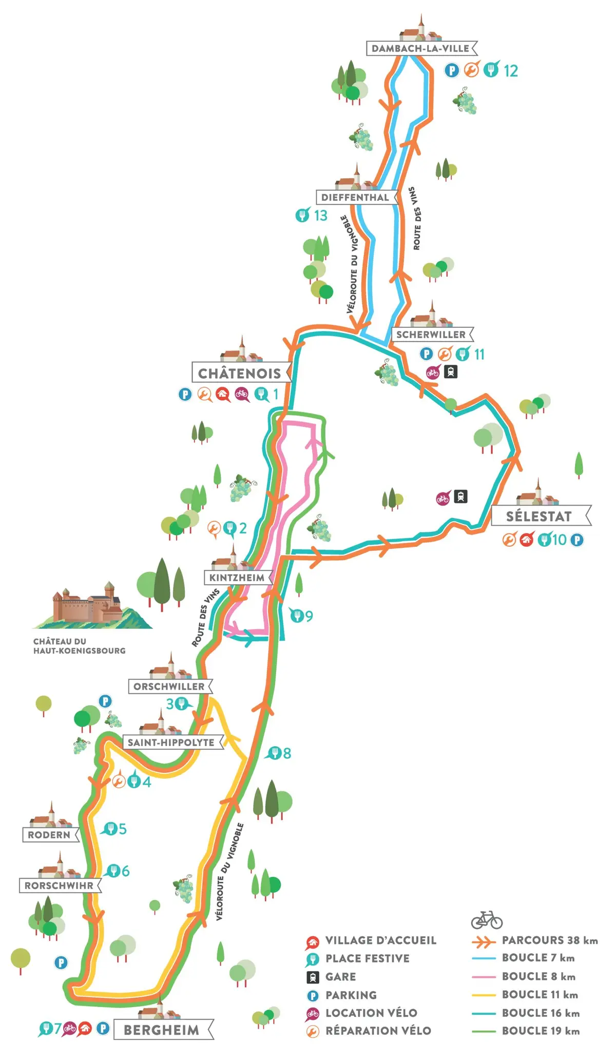 SlowUp Alsace 2026 : Un parcours pour tous les niveaux