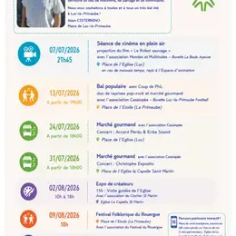 Programme ESTIVAL: Luc-La-Primaube