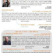 Programme médiathèque Novembre