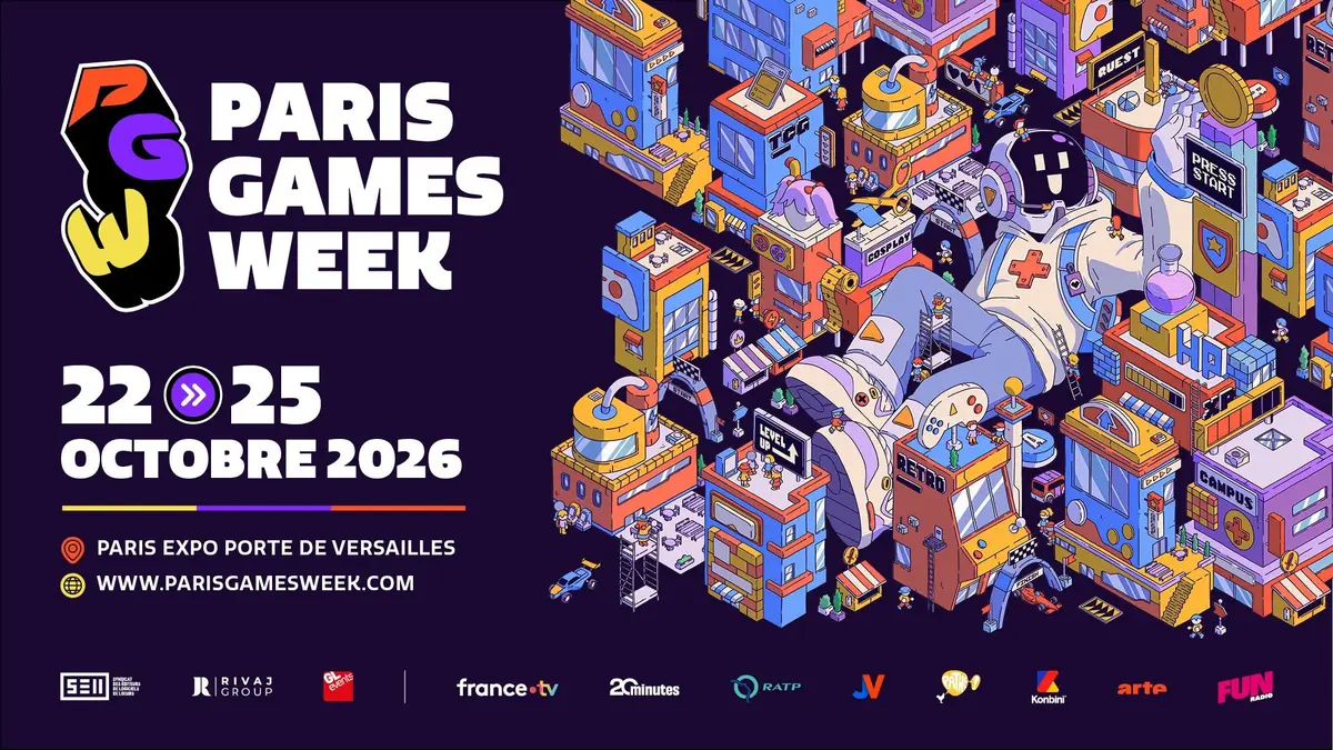 Programme Paris Games Week 2026 : les animations, soir&eacute;es et conf&eacute;rences