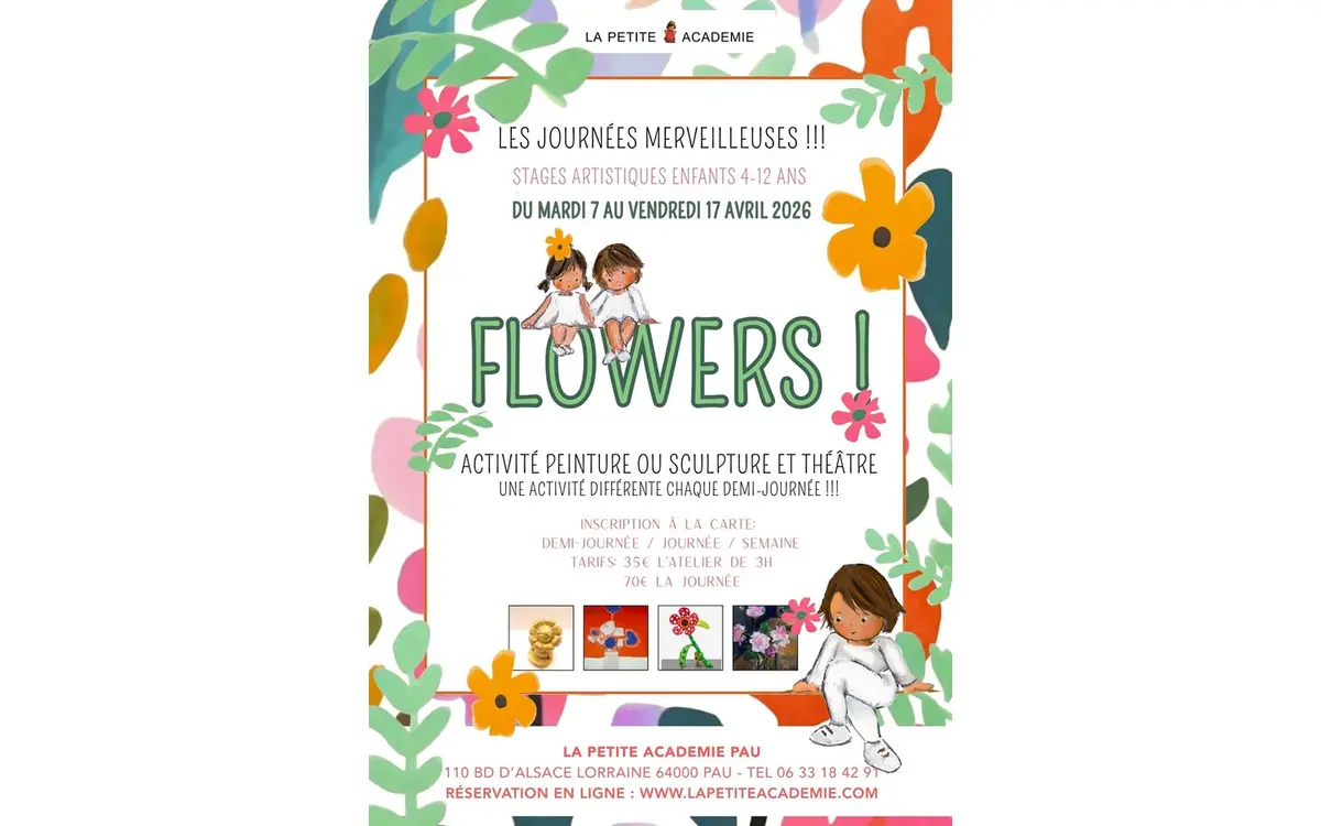 Programme vacances Avril - Stage artistique enfants