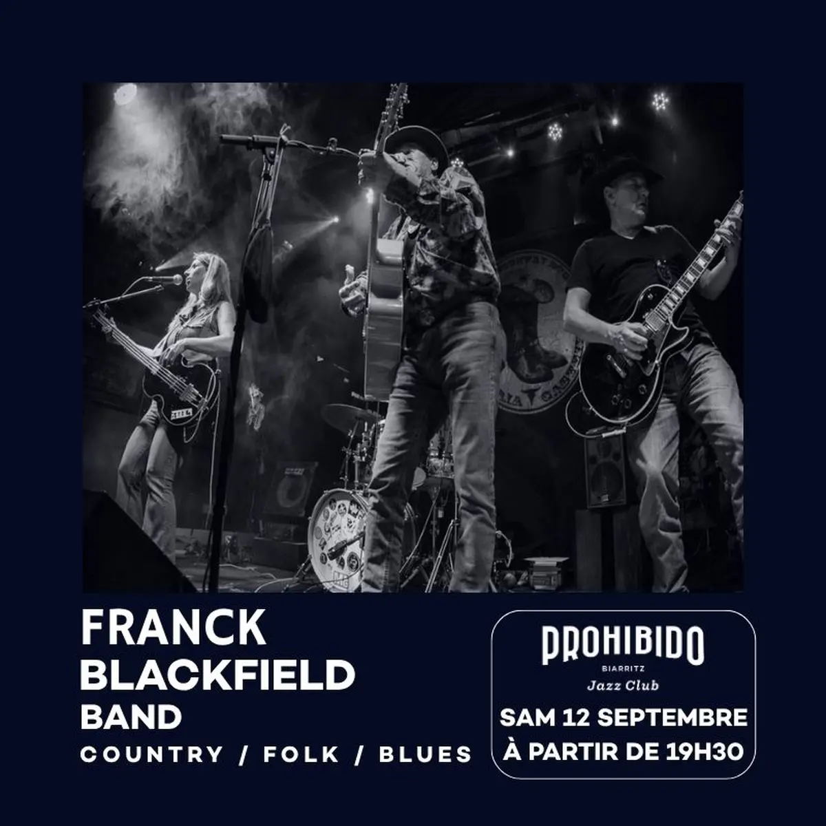 Prohibido Biarritz Jazz Club - Frank Blackfield & son groupe