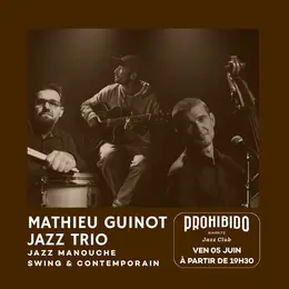 Prohibido Biarritz Jazz Club - Mathieu Guinot Jazz Trio
