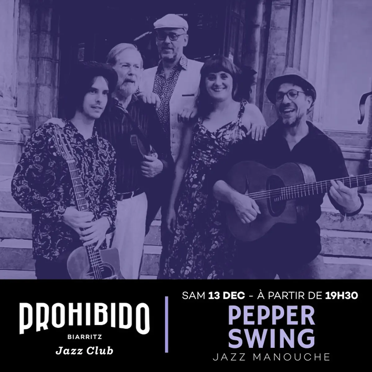 Prohibido Biarritz Jazz Club - Pepper Swing