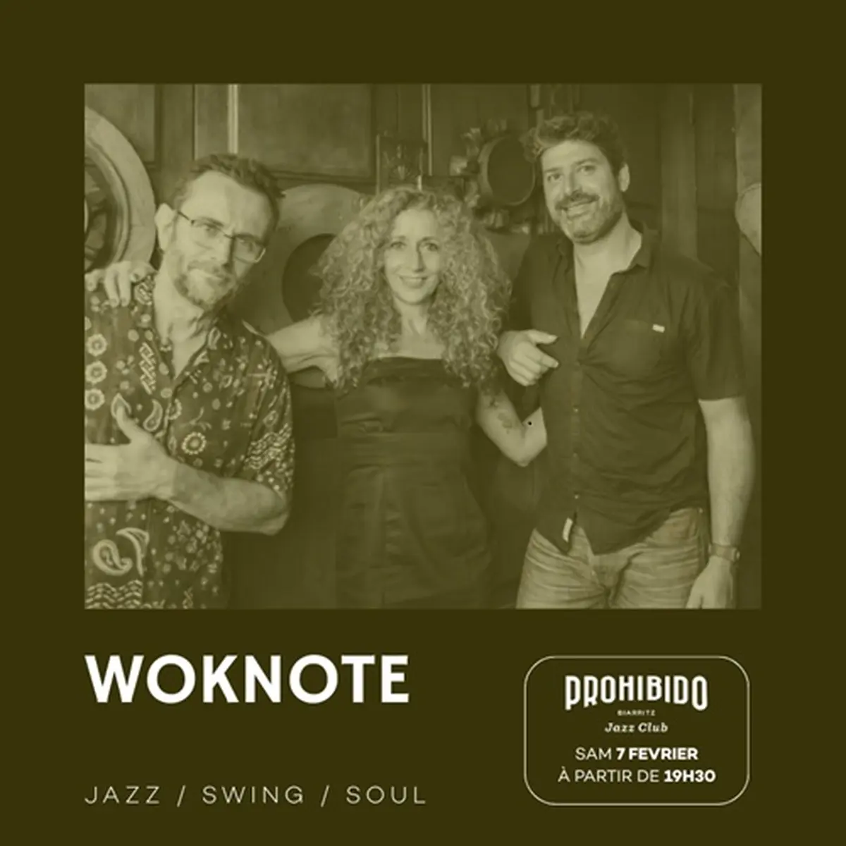 Prohibido Biarritz Jazz Club - Woknote