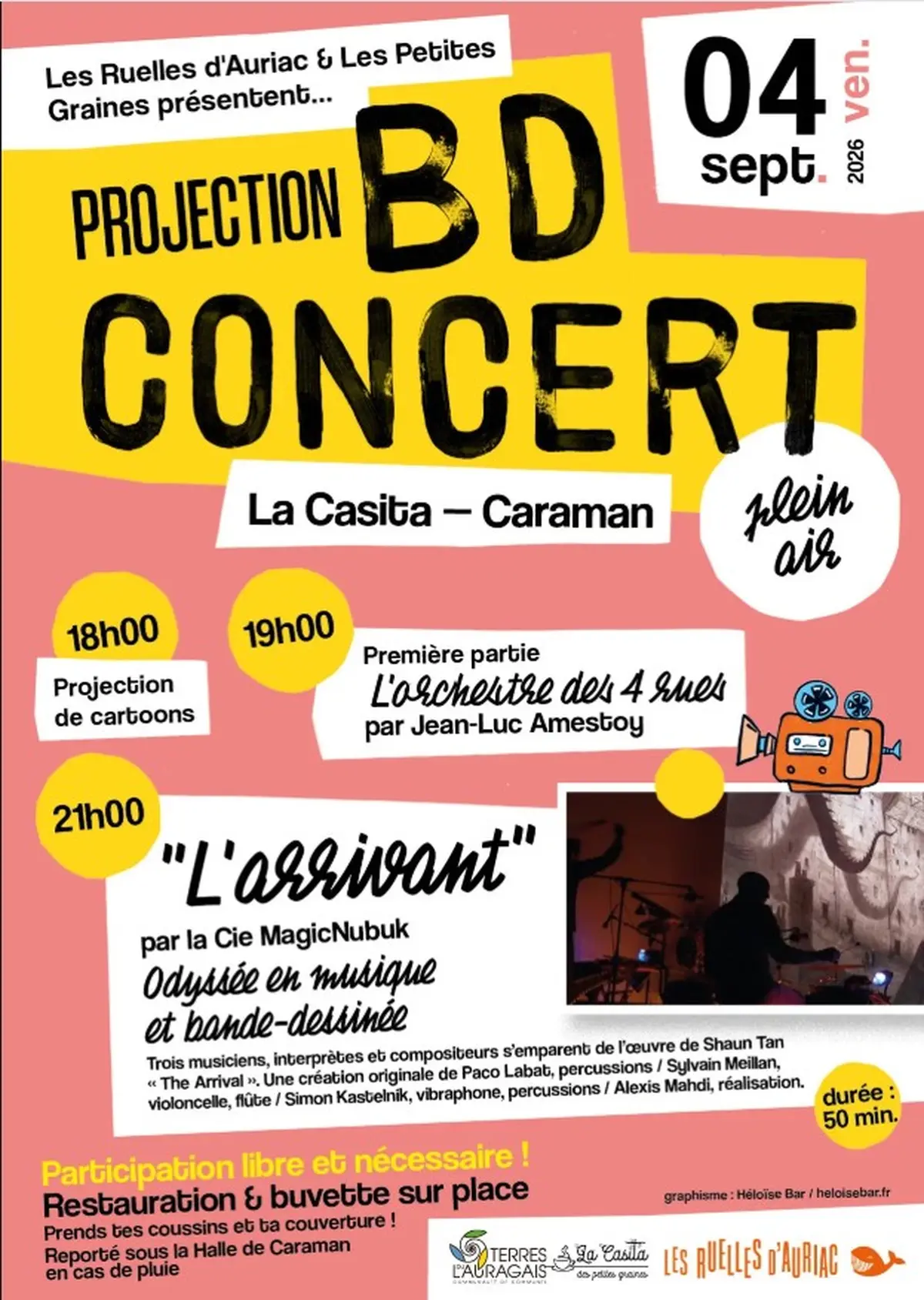 Projection Bd Ciné-Concert
