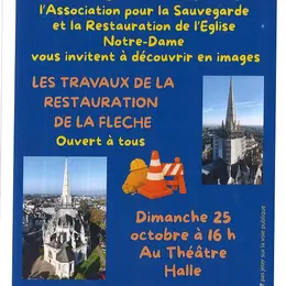 Projection d'images église Notre-Dame de Carentan