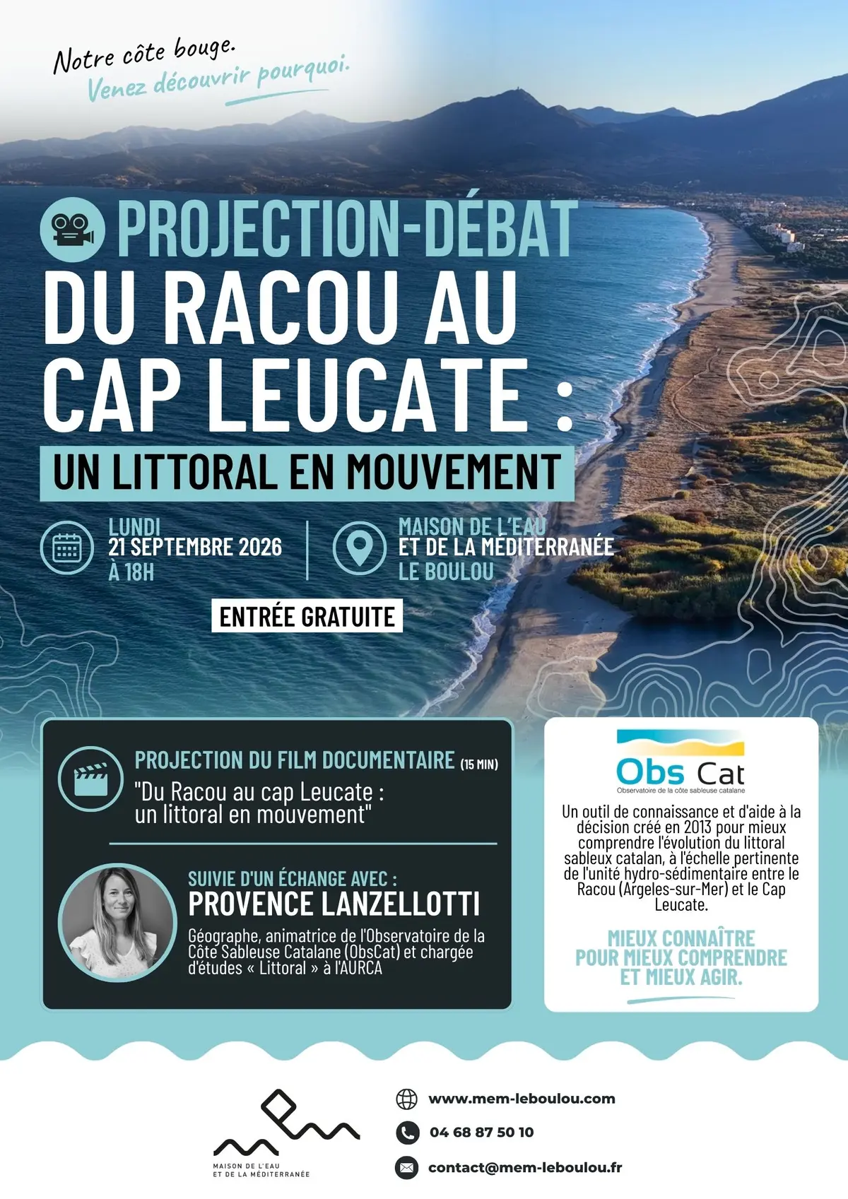 Projection Débat Du Racou Au Cap Leucate, Un Littoral En Mouvement