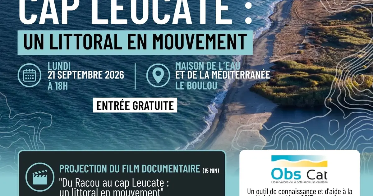 Projection Débat "Du Racou Au Cap Leucate, Un Littoral En Mouvement"