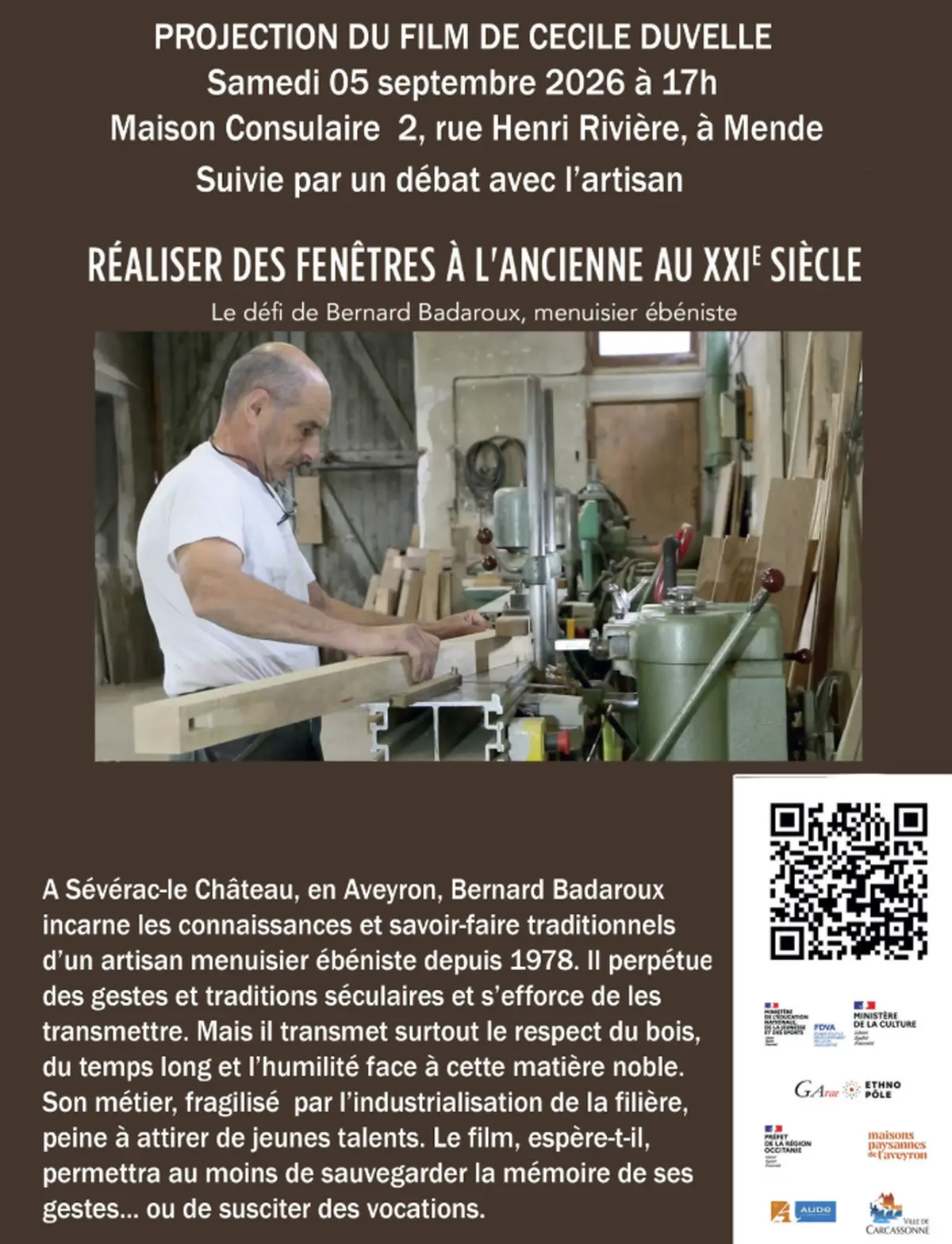 Projection-Débat : Patrimoine En Péril