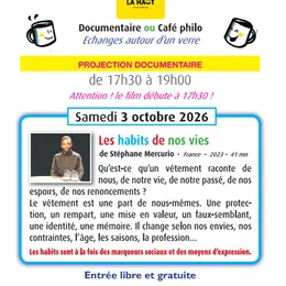 Projection documentaire : Les habits de nos vies