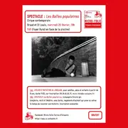 Projection du ballet Le Parc avec la micro folie