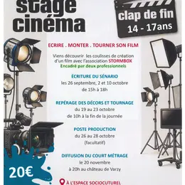 Projection du court métrage du stage cinéma
