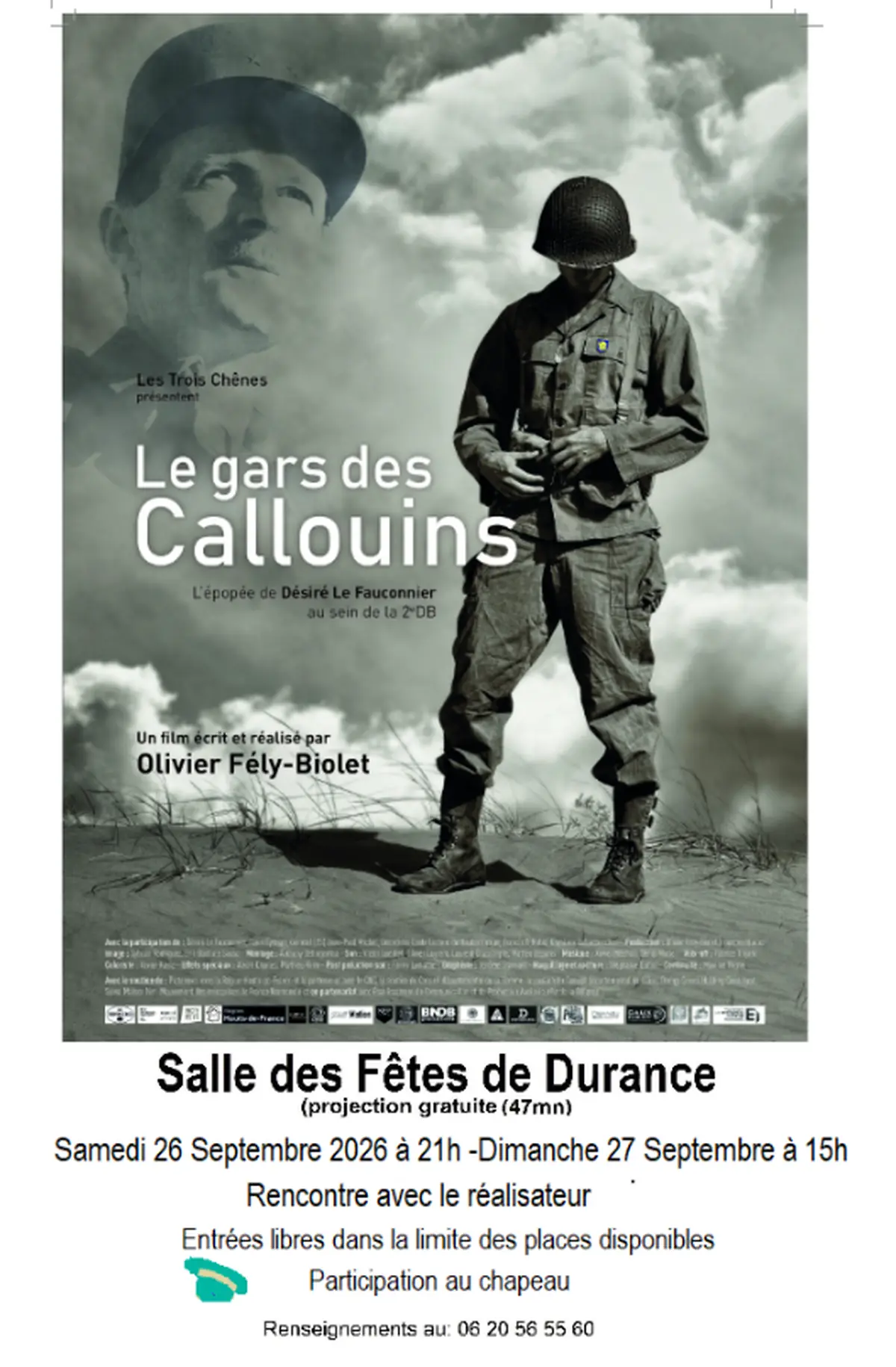 Projection du film Le gars des Callouins