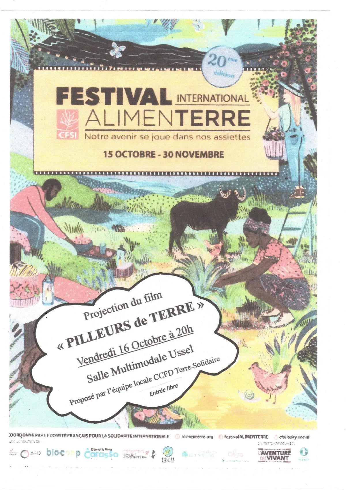 Projection du film Pilleurs de terre